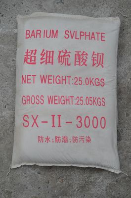 Barium Sulfate Powder 3.8g/cm3 Chemical Filler for Industrial Use