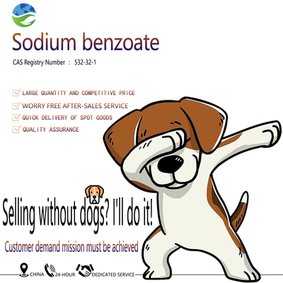 Food Grade Sodium Benzoate C7H5NaO2 Preservative 99.5% Purity